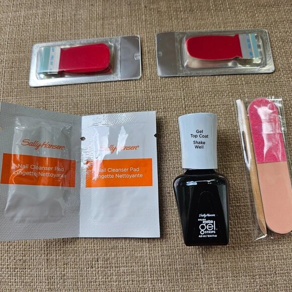 Sally Hansen Salon Insta Gel Strips Mirror Shine Chip Resistant 2 easy step NWT - Picture 7 of 8